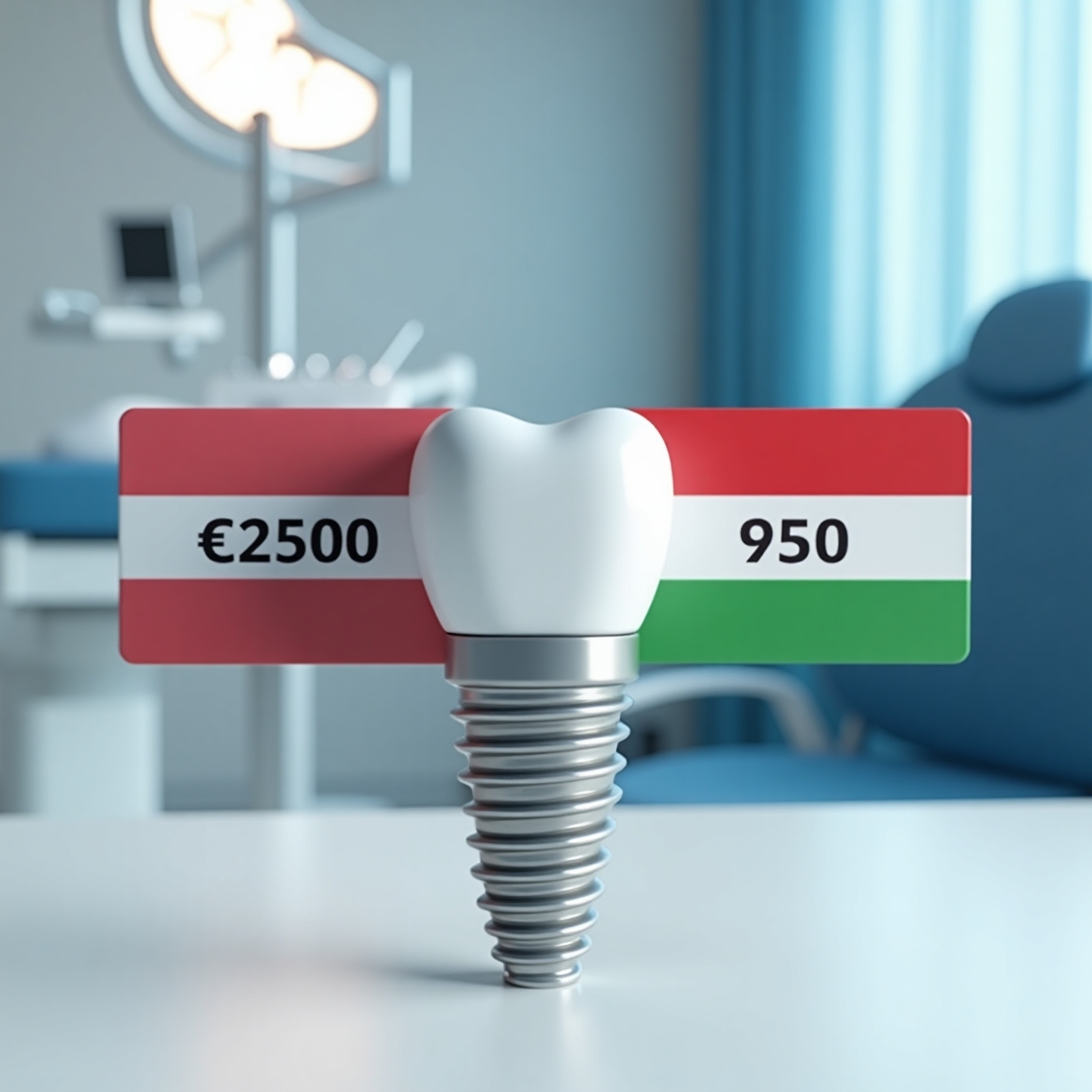 Zahnimplantat Kosten: Österreich vs. Ungarn - Der komplette Preisvergleich 2025